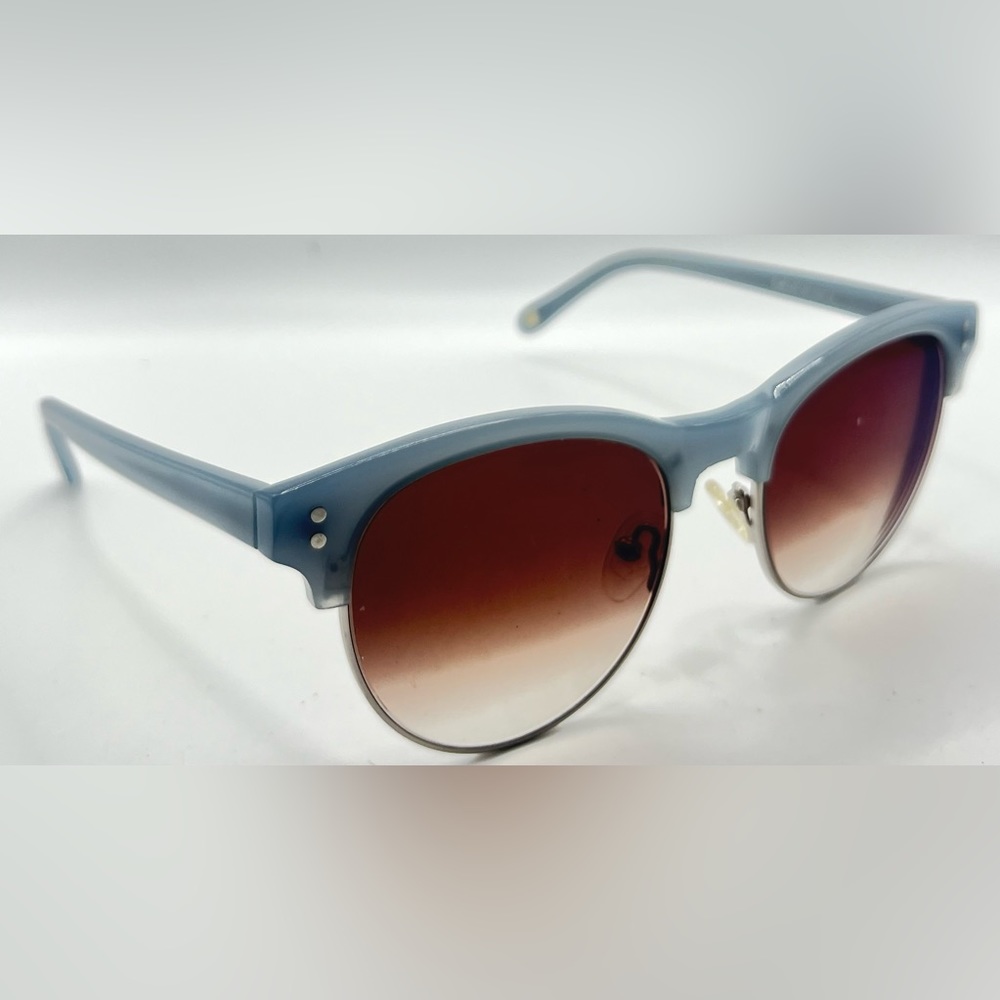 Eyebuydirect College Blue Oval Sunglasses Frames Only